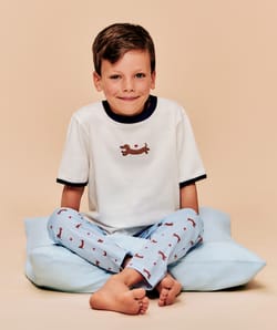 Dachshund print child set;