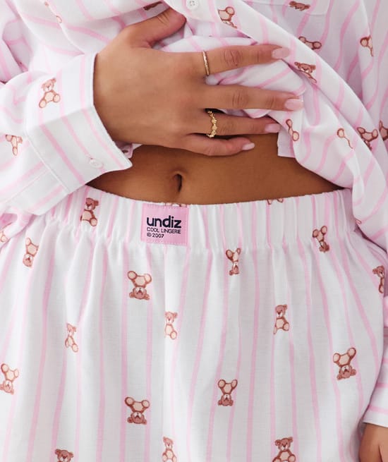 Short en flanelle;