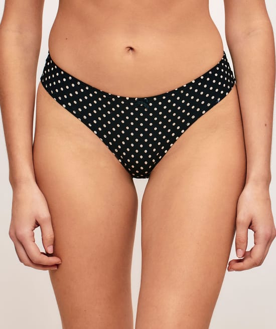 Pack of 3 patterned cotton knickers;