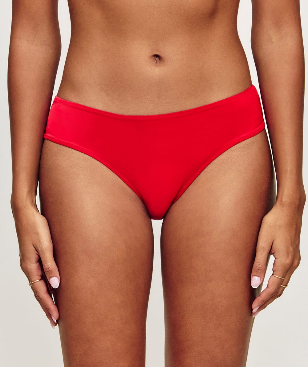 Satin cheeky with bow;