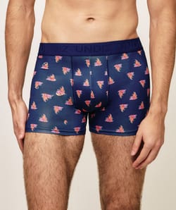 Microfibre boxer shorts with fancy patterns;