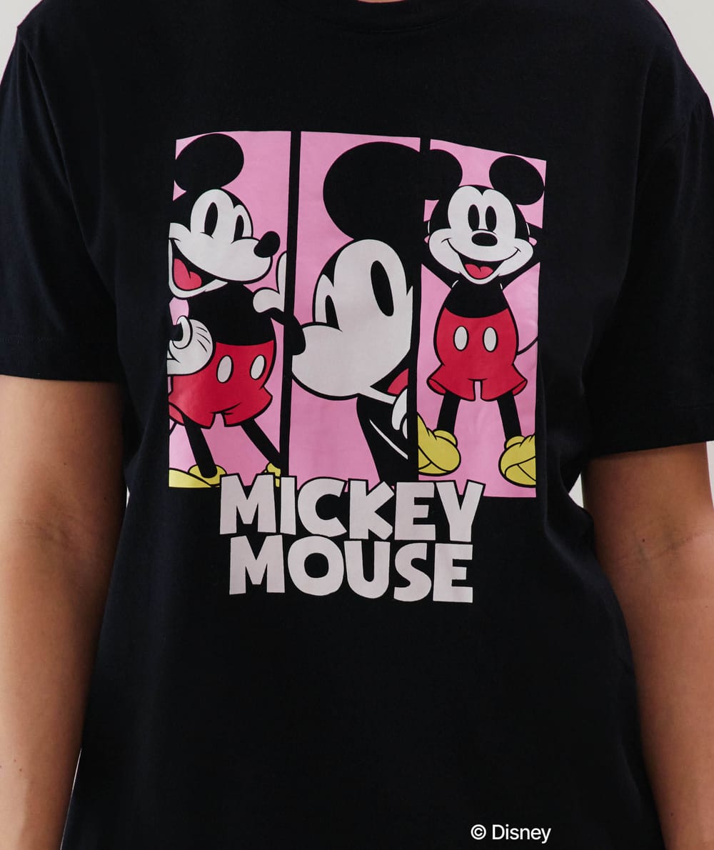 Top de punto de Mickey en negro;