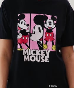 Top de punto de Mickey en negro;