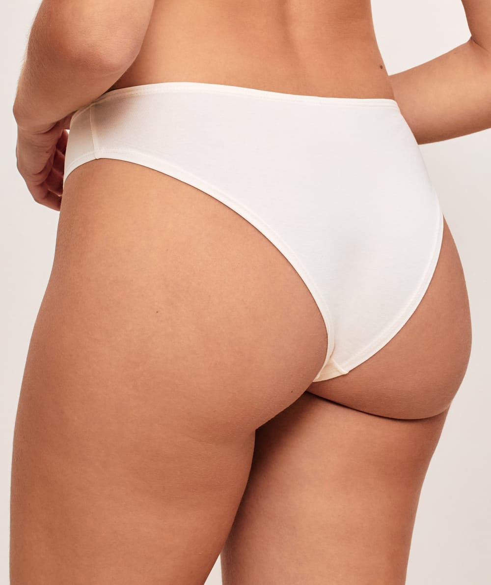 Pack of 3 patterned cotton knickers;