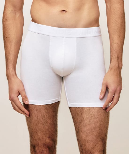 Cotton long boxer shorts;