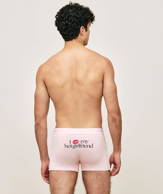 Cotton boxer shorts "I love my hot girlfriend;