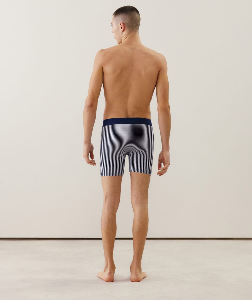 Bóxer largo de algodón;