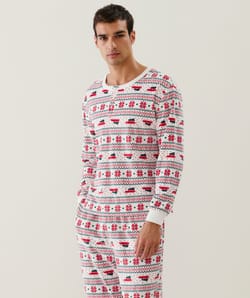 Men's long sleeve velvet T-shirt;