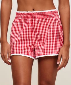 Short en coton vichy ;