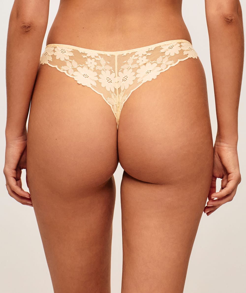 Lace thong;