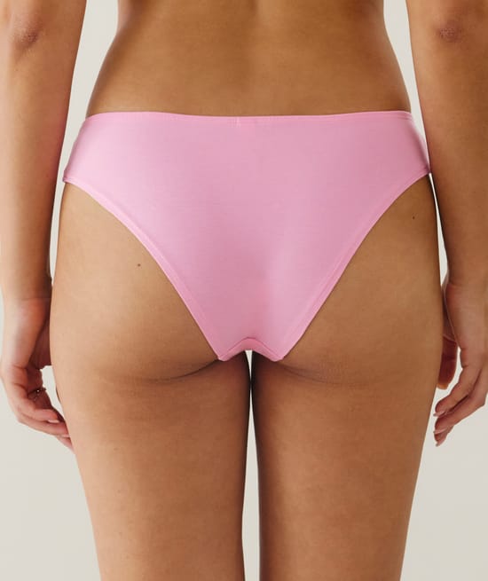 Pack of 3 patterned cotton knickers;