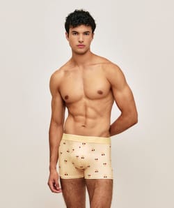 Printed microfiber boxer ducks;