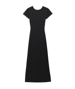 Lange jersey jurk;
