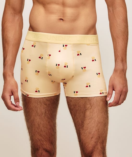 Printed microfiber boxer ducks;