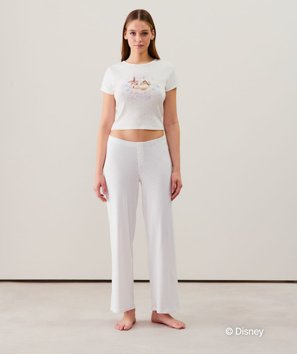 Pointelle top Thumper;