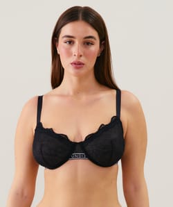 Soutien-gorge corbeille en dentelle;