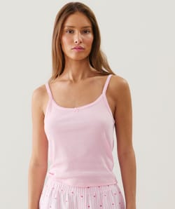 Jersey tank top;