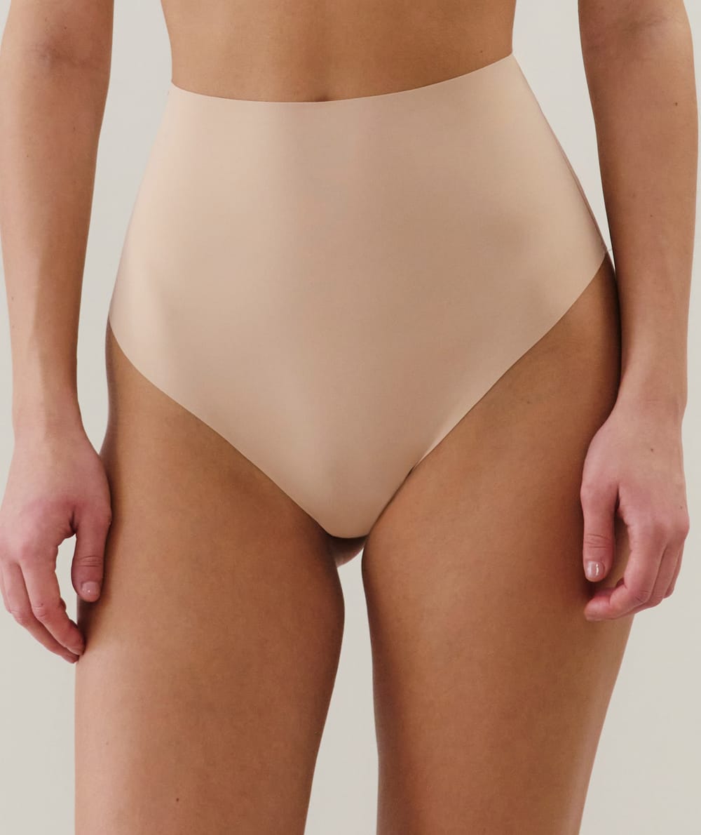 Hoge taille slip van microvezel;