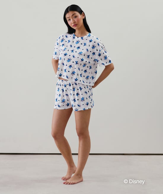 Stitch T-shirt en short set;