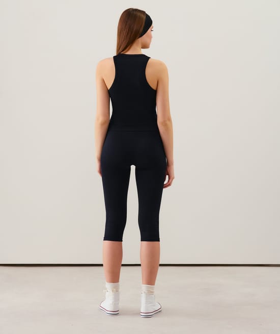 Legging court en seamless;