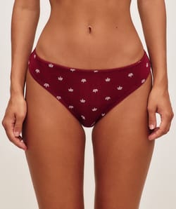 Pack of 3 patterned cotton panties;