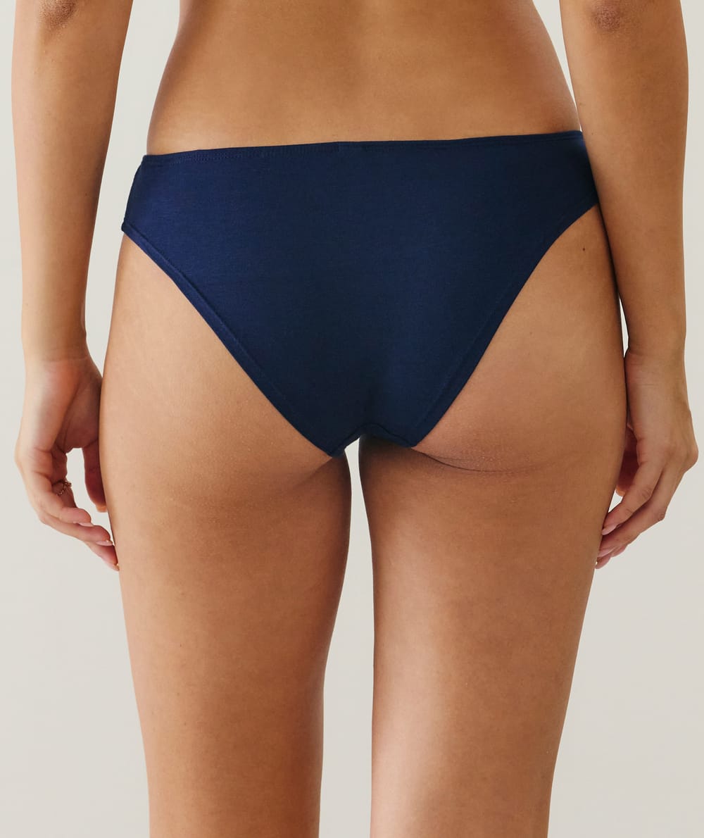 Pack of 3 patterned cotton knickers;