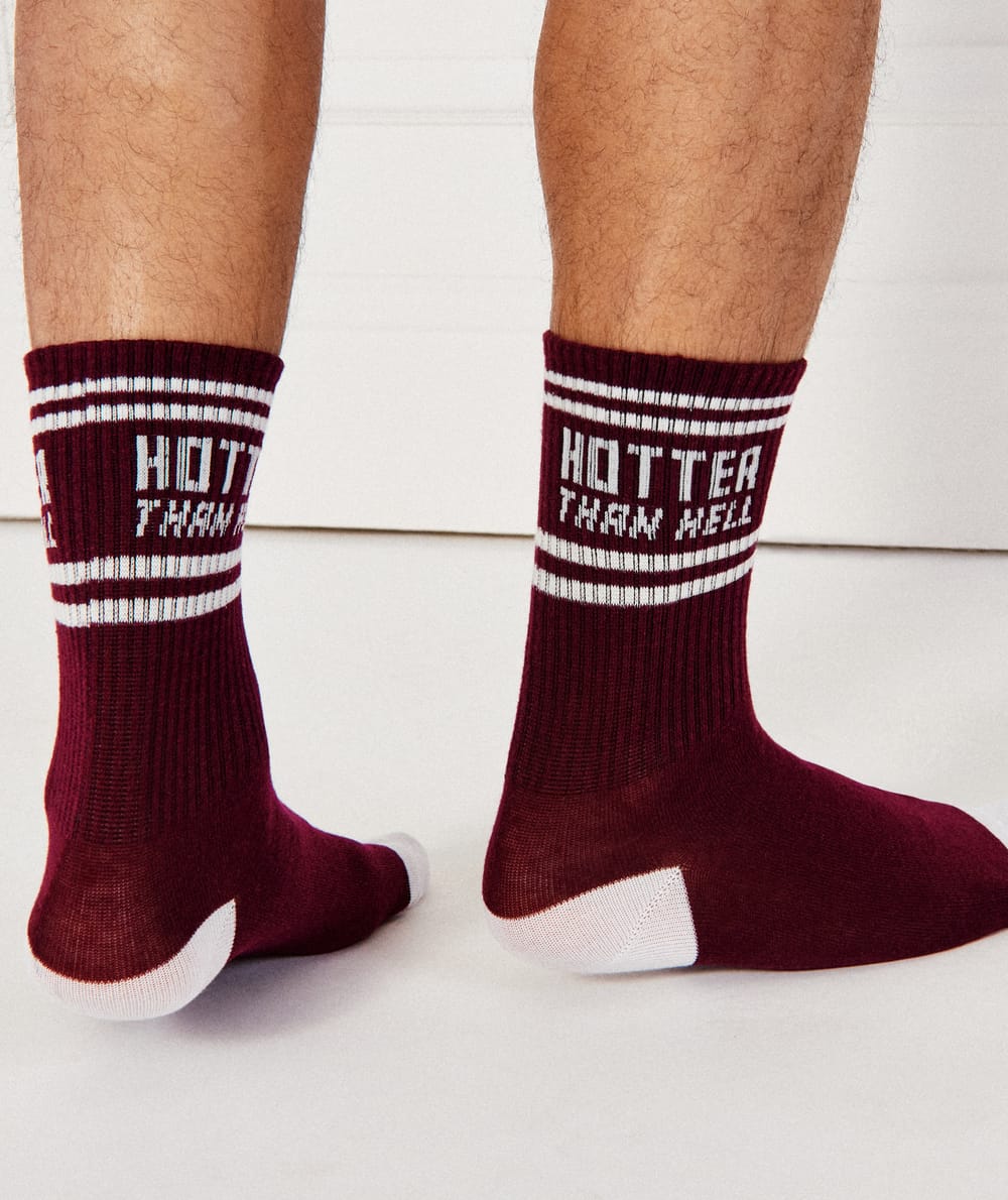 Chaussettes en coton;