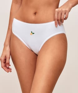 Set of 3 cotton printed fruit panties;