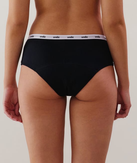 Heavy flow - Junior period shorts in microfibre;