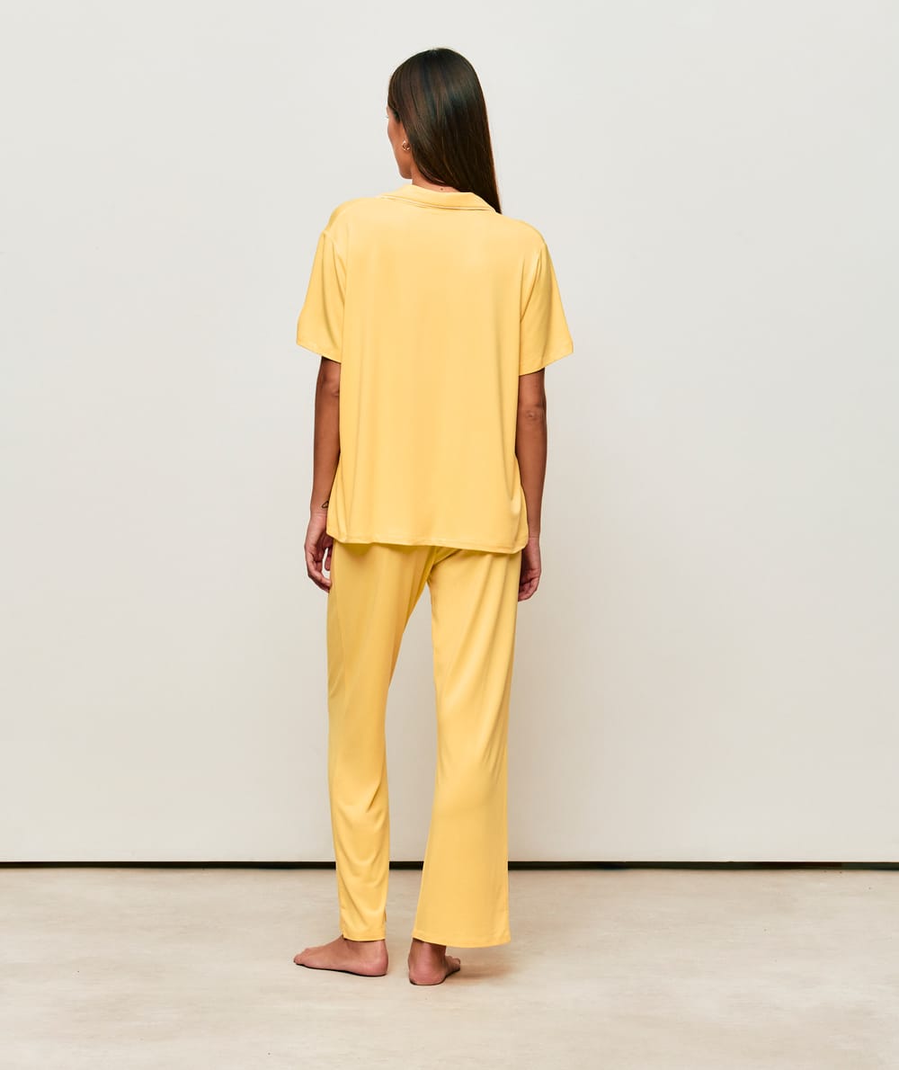 Set chemise &agrave; manches courtes et pantalon en jersey ;