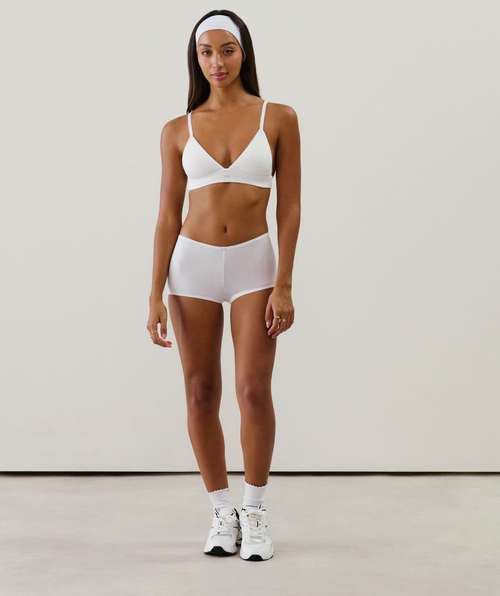 Culotte tipo short algod&oacute;n org&aacute;nico;