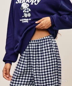 Snoopy sweatshirt and pants set;