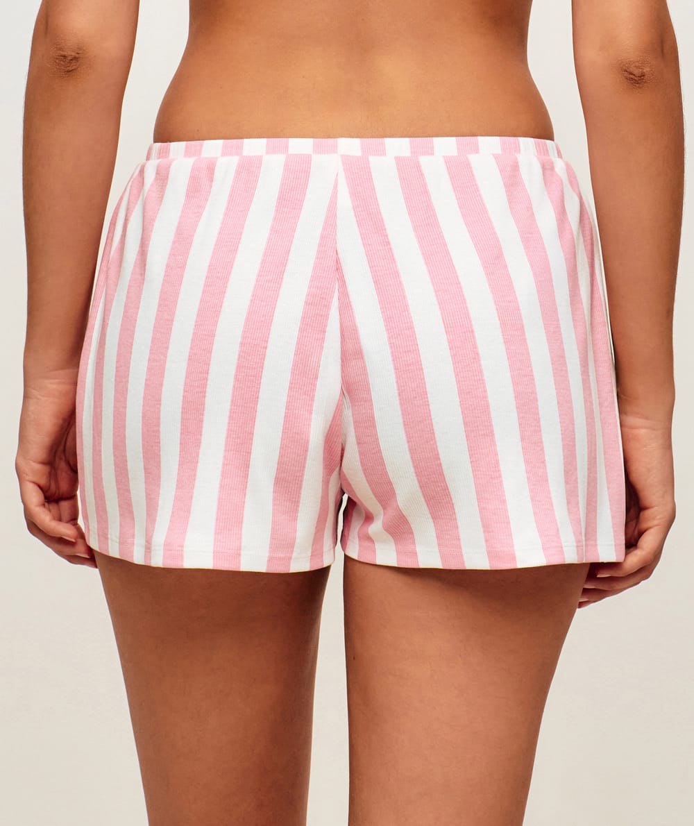 Shorts in ribbed jersey;