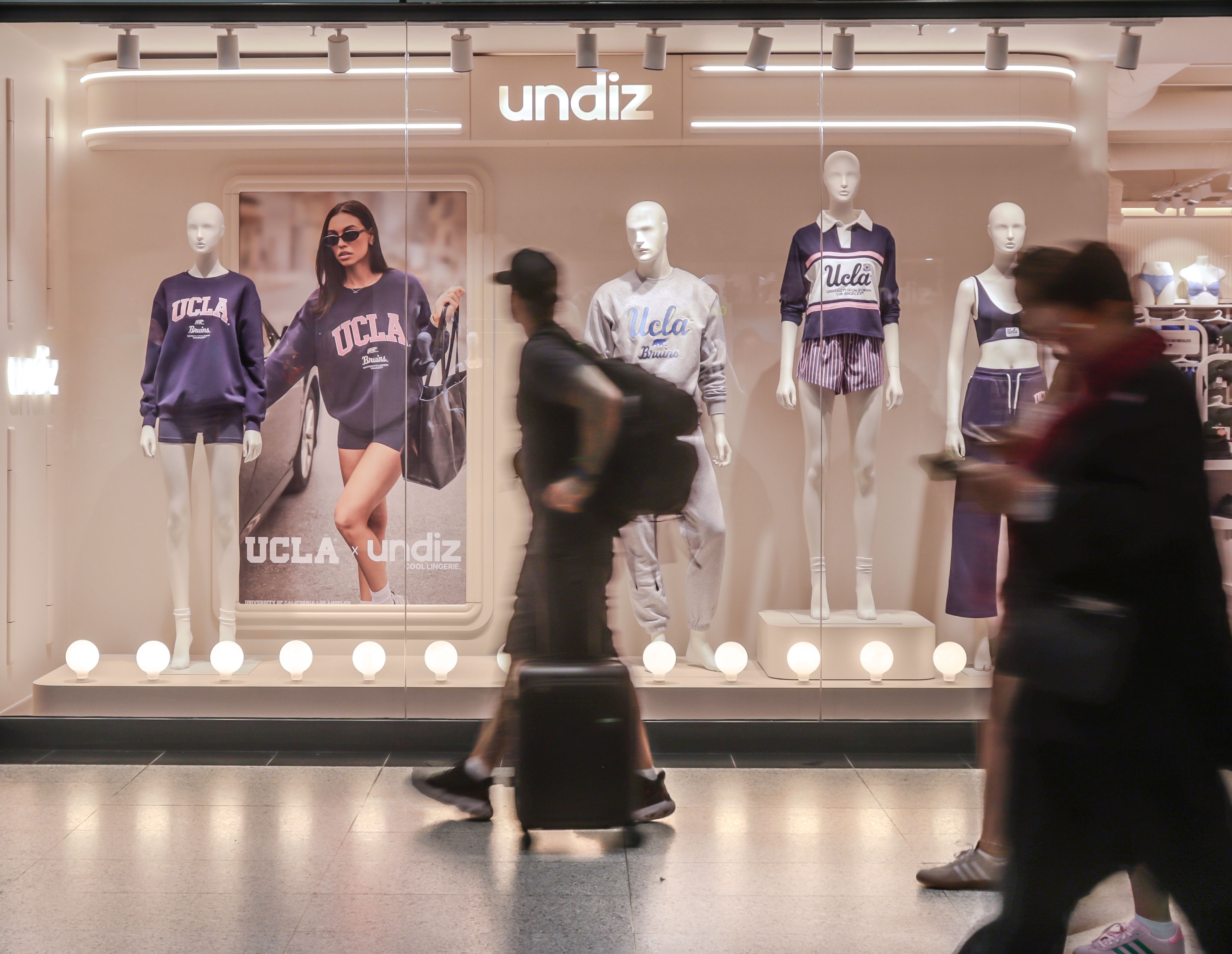 vitrine d'une boutique Undiz