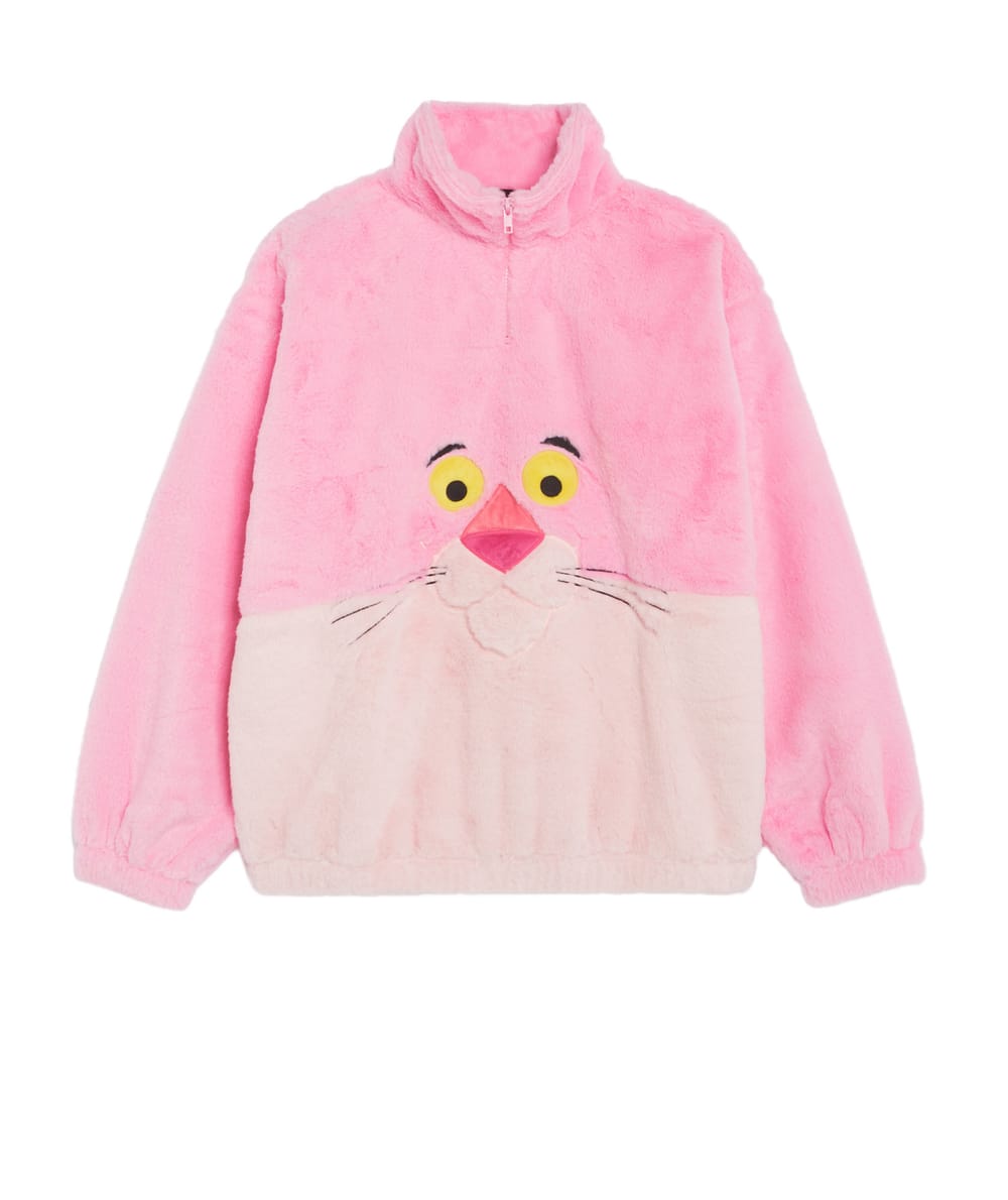 Pink Panther print sweatshirt - fuchsia - Undiz